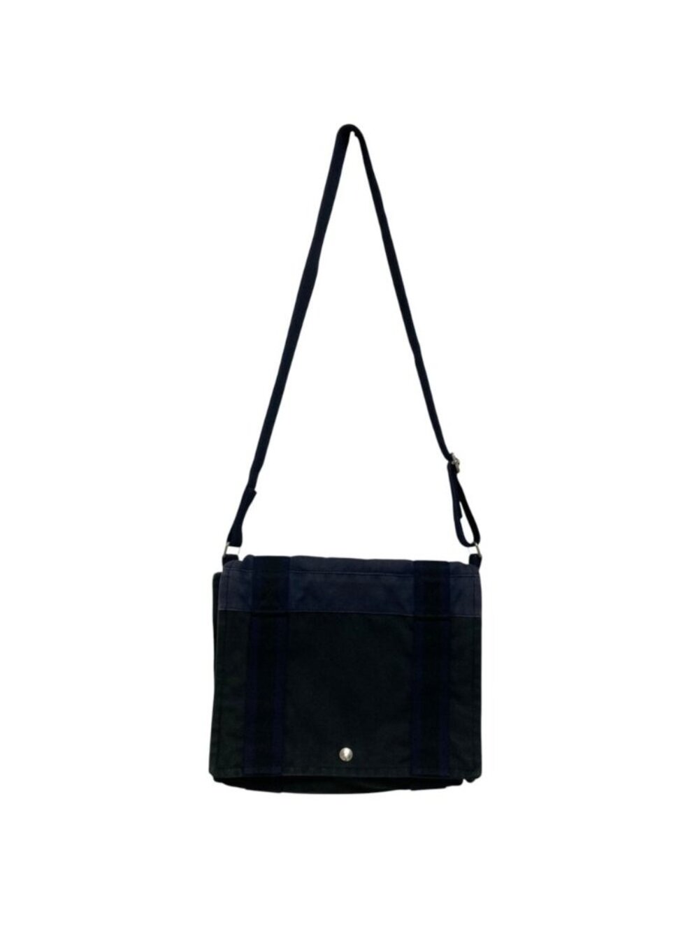 Hermes Fourre Tout Besace PM Shoulder Bag Navy Black